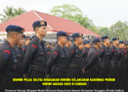 Brimob Polda Sultra Disiagakan Dukung Kelancaran Rakornas Produk Hukum Daerah 2025 di Kendari