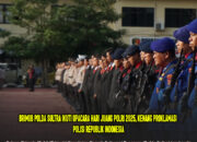 Brimob Polda Sultra Ikuti Upacara Hari Juang Polri 2025, Kenang Proklamasi Polisi Republik Indonesia