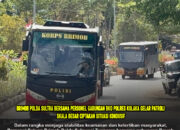 Brimob Polda Sultra Bersama Personel Gabungan BKO Polres Kolaka Gelar Patroli Skala Besar Ciptakan Situasi Kondusif