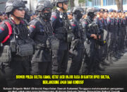 Brimob Polda Sultra Kawal Ketat Aksi Unjuk Rasa di Kantor DPRD Sultra, Berlangsung Aman dan Kondusif