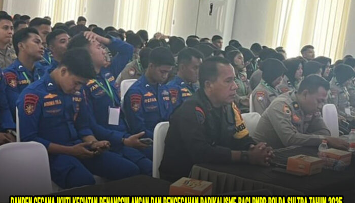 Danden Gegana Ikuti Kegiatan Penanggulangan dan Pencegahan Radikalisme Bagi PNPP Polda Sultra Tahun 2025