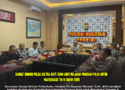 Dansat Brimob Polda Sultra Ikuti Zoom Anev Bulanan Program Polri untuk Masyarakat TW III Tahun 2025