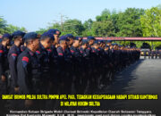 Dansat Brimob Polda Sultra Pimpin Apel Pagi, Tegaskan Kesiapsiagaan Hadapi Situasi Kamtibmas di Wilayah Hukum Sultra