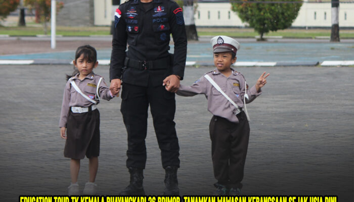 Education Tour TK Kemala Bhayangkari 26 Brimob, Tanamkan Wawasan Kebangsaan Sejak Usia Dini