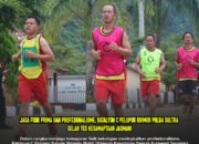 Jaga Fisik Prima dan Profesionalisme, Batalyon C Pelopor Brimob Polda Sultra Gelar Tes Kesamaptaan Jasmani