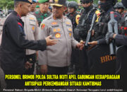 Personel Brimob Polda Sultra Ikuti Apel Gabungan Kesiapsiagaan Antisipasi Perkembangan Situasi Kamtibmas
