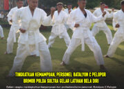 Tingkatkan Kemampuan, Personel Batalyon C Pelopor Brimob Polda Sultra Gelar Latihan Bela Diri