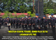 Tingkatkan Kesiapan, Personel Brimob Polda Sultra Laksanakan Apel Pagi