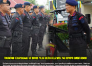 Tingkatkan Kesiapsiagaan, Sat Brimob Polda Sultra Gelar Apel Pagi Dipimpin Dansat Brimob