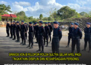 Brimob Batalyon B Pelopor Sultra Gelar Apel Pagi Tingkatkan Disiplin dan Kesiapsiagaan Personel