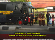 Satbrimob Polda Sultra Luncurkan Program Bus Sekolah Gratis bagi Pelajar di Kendari