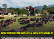 Jumat Sehat, Personel Batalyon C Pelopor Brimob Polda Sultra Jaga Imunitas dan Soliditas Lewat Olahraga Rutin