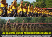 Jumat Sehat, Satbrimobda Sultra Perkuat Imunitas dan Soliditas Personel Lewat Olahraga Rutin