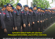 Kapolresta Kendari Pimpin Apel Gabungan Pengamanan Konstatering Lahan di Bypass Tapak Kuda