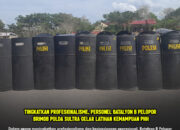 Tingkatkan Profesionalisme, Personel Batalyon B Pelopor Brimob Polda Sultra Gelar Latihan Kemampuan PHH