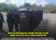Tingkatkan Profesionalisme, Personel Batalyon B Pelopor Brimob Polda Sultra Gelar Latihan Kemampuan PHH