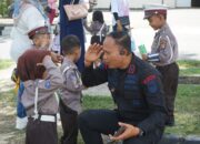 Kunjungan Edukatif TK Kemala Bhayangkari 25 Kendari ke Satbrimob Polda Sultra: Tanamkan Semangat Cinta Tanah Air Sejak Dini