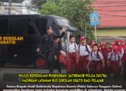 wujud kepedulian Pendidikan, Satbrimob Polda Sultra Hadirkan Layanan Bus Sekolah Gratis bagi Pelajar