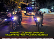 Wujudkan Rasa Aman, Brimob Batalyon B Pelopor Laksanakan Patroli Intensif di Wilayah Hukum Polres Baubau