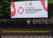 Polda Sulawesi Tenggara Gelar Upacara Hari Sumpah Pemuda ke-97 di Mapolda Sultra