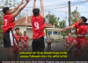 Semarak HUT Ke-80 Brimob: Satbrimob Polda Sultra Perkuat Soliditas Melalui Turnamen Bola Voli Antar Satker