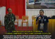 Siswa Sma 4 kendari yang melaksanakan kegiatan Pemberian Materi Tips Menjdi Pemimpin Ber IQ tinggi di mako satbrimobda sultra