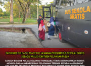 Satbrimob Polda Sultra Terus Jalankan Program Bus Sekolah Gratis sebagai Wujud Komitmen Pelayanan Publik
