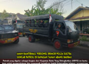 Jamin Kamtibmas, Personel Brimob Polda Sultra Gencar Patroli di Kawasan Tanah Abang Baubau
