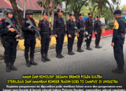 Aman dan Kondusif: Gegana Brimob Polda Sultra Sterilisasi dan Amankan Konser “Kadin Goes to Campus” di Unsultra