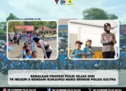 Kunjungan Edukatif TK Negeri 8 Kendari ke Mako Brimob Sultra, Tanamkan Disiplin dan Cinta Tanah Air Sejak Dini