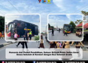 Humanis dan Peduli Pendidikan, Satuan Brimob Polda Sultra Antar Siswa Sekolah di Kendari dengan Bus Sekolah Gratis
