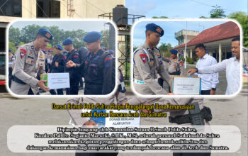 Dansat Brimob Polda Sultra Pimpin Penggalangan Dana Kemanusiaan untuk Korban Bencana Aceh dan Sumatra