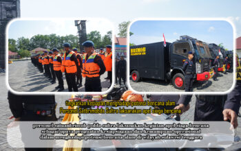 Satuan Brimob Polda Sultra Gelar Apel Siaga SAR, Perkuat Kesiapsiagaan Hadapi Potensi Bencana