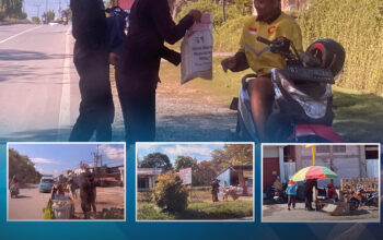 Personel Satuan Brimob Polda Sultra Gelar Jumat Berkah, Bagikan Sembako kepada Masyarakat Kurang Mampu