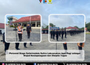 Personel Siaga Satbrimobda Sultra Laksanakan Apel Pagi sebagai Wujud Kesiapsiagaan dan Disiplin Tugas