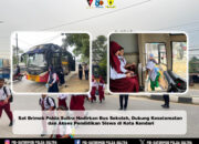 Sat Brimob Polda Sultra Hadirkan Bus Sekolah, Dukung Keselamatan dan Akses Pendidikan Siswa di Kota Kendari
