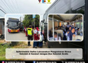 Satbrimobda Sultra Laksanakan Pengantaran Siswa Sekolah di Kendari dengan Bus Sekolah Gratis