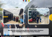 Bus Sekolah Gratis Satuan Brimob Polda Sultra Hadirkan Akses Pendidikan Aman bagi Pelajar Kendari