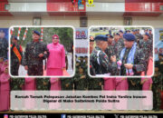 Ramah Tamah Serah jabatan Kombes Pol Indra Yanitra Irawan Digelar di Mako Satbrimob Polda Sultra