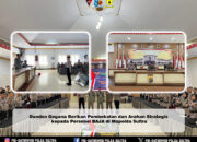 Danden Gegana Berikan Pembekalan dan Arahan Strategis kepada Personel BAJA di Mapolda Sultra