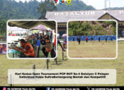 Hari Kedua Open Tournament PCP HUT Ke-4 Batalyon C Pelopor Satbrimob Polda Sultra Berlangsung Meriah dan Kompetitif