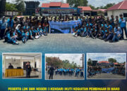 Peserta LDK SMK Negeri 3 Kendari Ikuti Kegiatan Pembinaan di Mako Brimob Polda Sultra