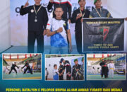 Personel Batalyon C Pelopor Bripda Alham Ahmad Yudasti Raih Medali Emas Pencak Silat Piala Pangdam XXIII Palaka Wira Palu