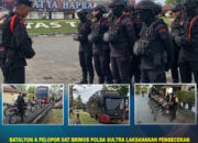 Batalyon A Pelopor Sat Brimob Polda Sultra Laksanakan Pengecekan Alsus, Almatsus dan Standby Personel