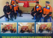 Posko Siaga SAR Batalyon C Pelopor Totallang Satbrimob Polda Sultra Siap Respons Cepat