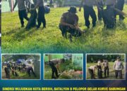 Sinergi Wujudkan Kota Bersih, Batalyon B Pelopor Gelar Kurve Gabungan Sukseskan Gerakan Indonesia Asri di Baubau