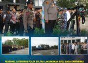 Personel Satbrimob Polda Sultra Laksanakan Apel Siaga Kamtibmas Ramadhan 1447 H/2026 M di Lapangan Eks MTQ Kendari