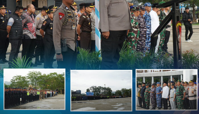 Personel Satbrimob Polda Sultra Laksanakan Apel Siaga Kamtibmas Ramadhan 1447 H/2026 M di Lapangan Eks MTQ Kendari