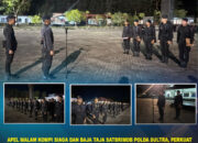 Apel Malam Kompi Siaga dan Baja Taja Satbrimob Polda Sultra, Perkuat Kesiapsiagaan Jaga Kamtibmas di Bulan Suci Ramadhan