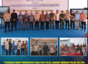 Tonggak Baru Penguatan Fasilitas Polri, Dansat Brimob Polda Sultra Hadiri Peresmian SPPG dan Ground Breaking di polresta kendari